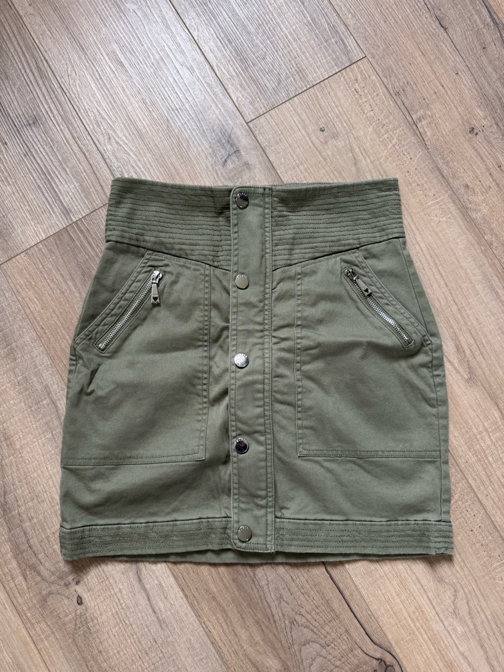 Guess Olive Green Utility Skirt
